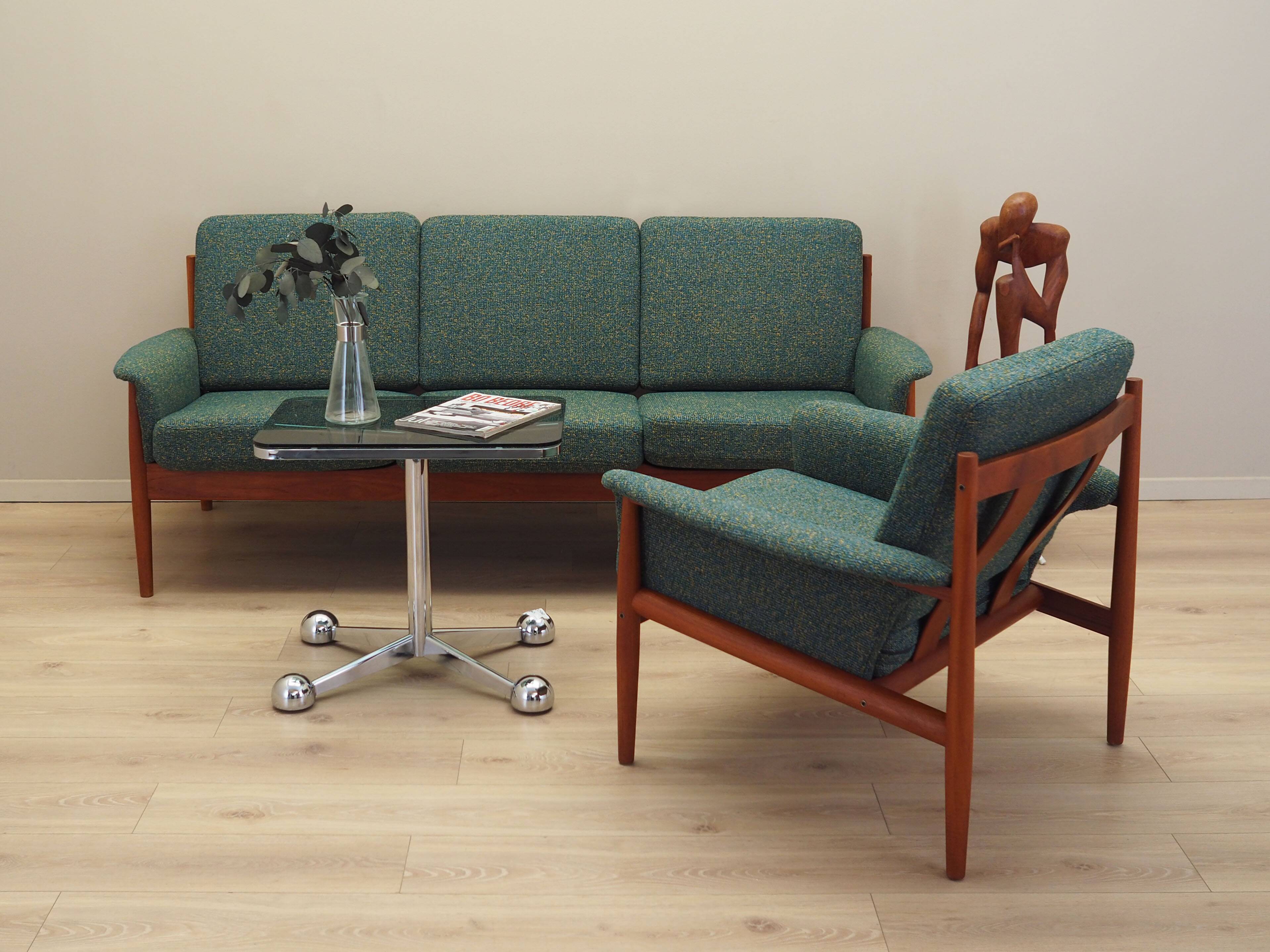 Lounge suite, Danish design, 1960s, Grete Jalk, manufacturer: France & Søn