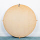 Miroir rond en bois design années 70 vintage - 96cm