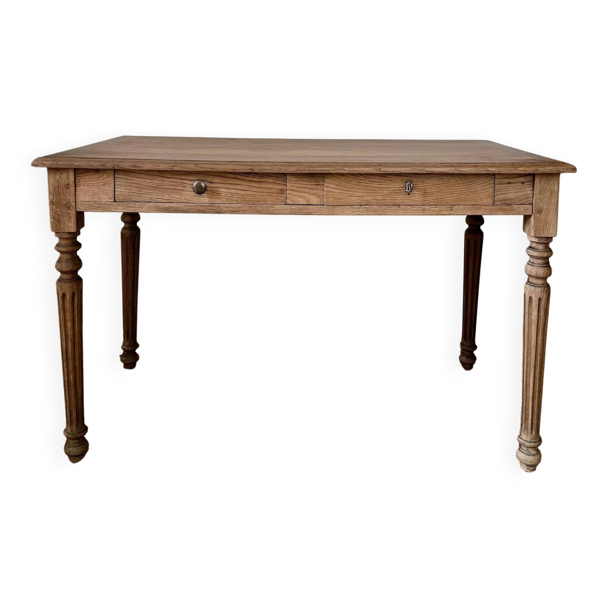Bureau en chêne rénové