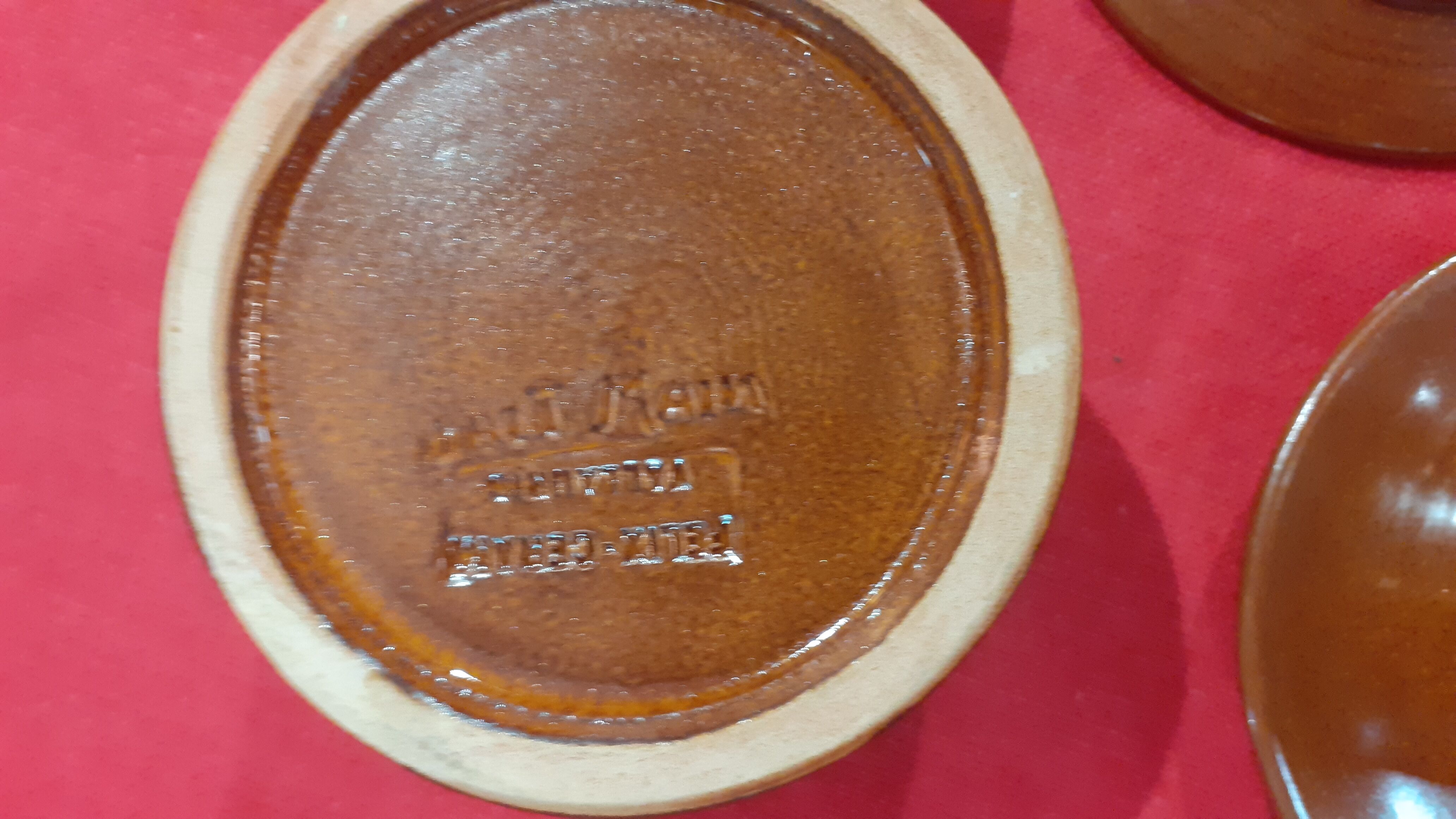 Stoneware coffee service vallauris félix ceram