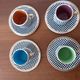 Set of 4 cups Salins France, 50s/60s