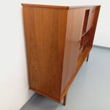 High Scandinavian style vintage teak sideboard from the 60s