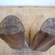 Paire anciennes formes à chaussures embauchoirs bottines old wooden shoe shapes