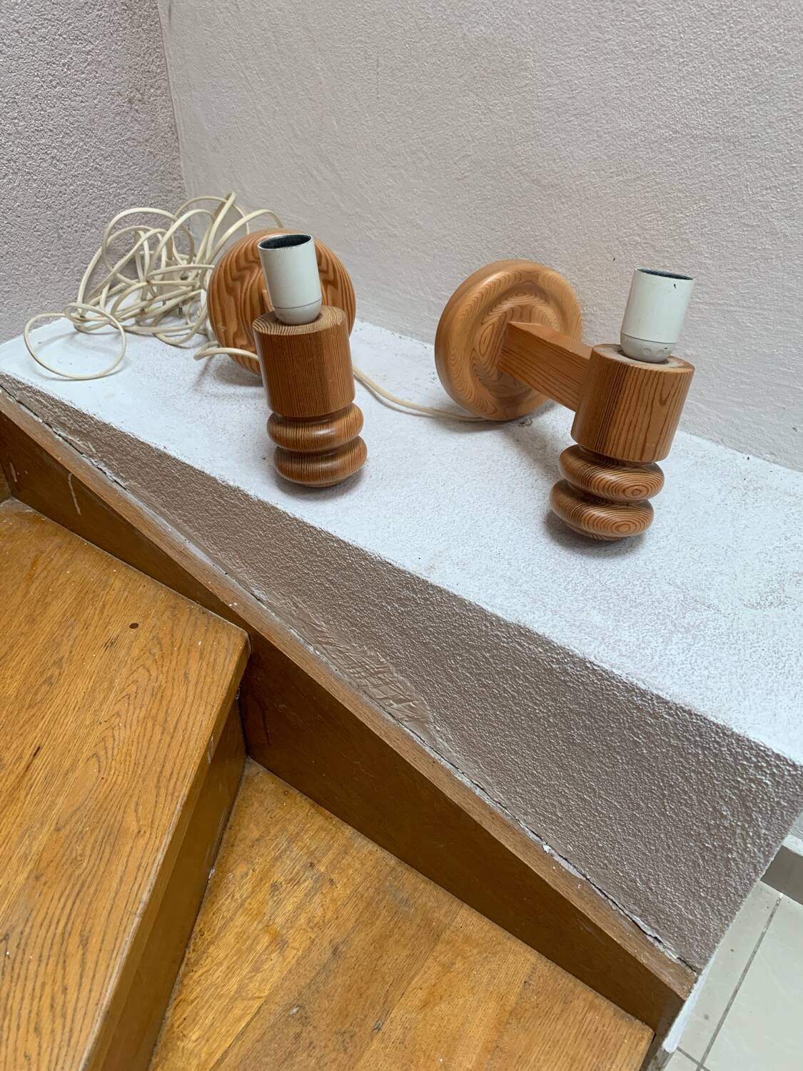 Pairs of wall lights