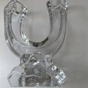 Vannes le Chatel crystal candle holder 1960
