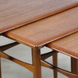 Tables gigognes scandinave en teck, 1960