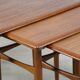 Tables gigognes scandinave en teck, 1960