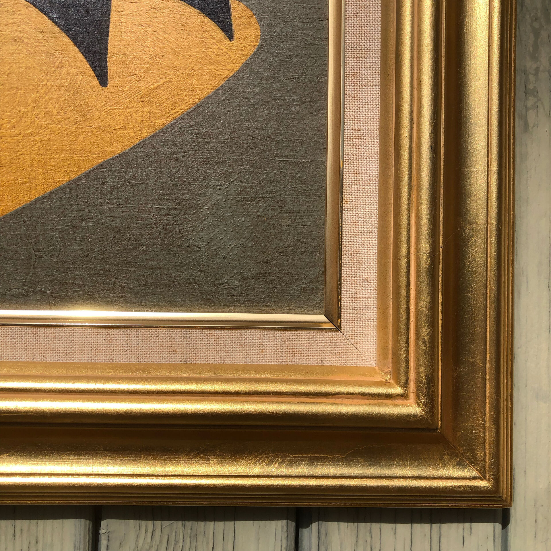 Golden frame painting