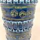 Bitossi ceramic blue green vase
