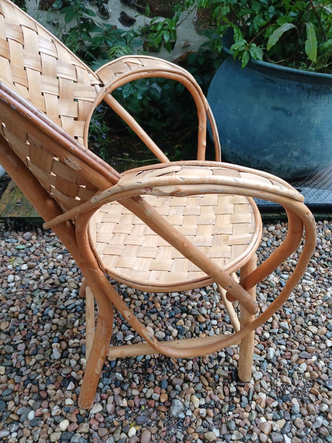 Chestnut armchair, 1960