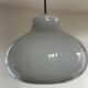Glass, gray pendant lamp