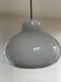 Glass, gray pendant lamp