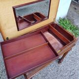 Work table, marquetry dressing table