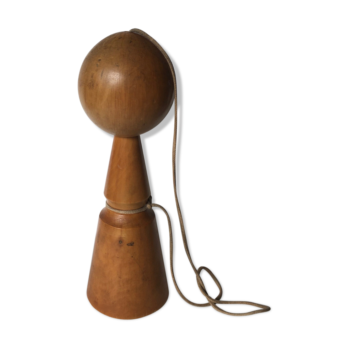 Wooden bilboquet