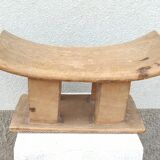 Antique wooden stool Ashanti African art from Ghana