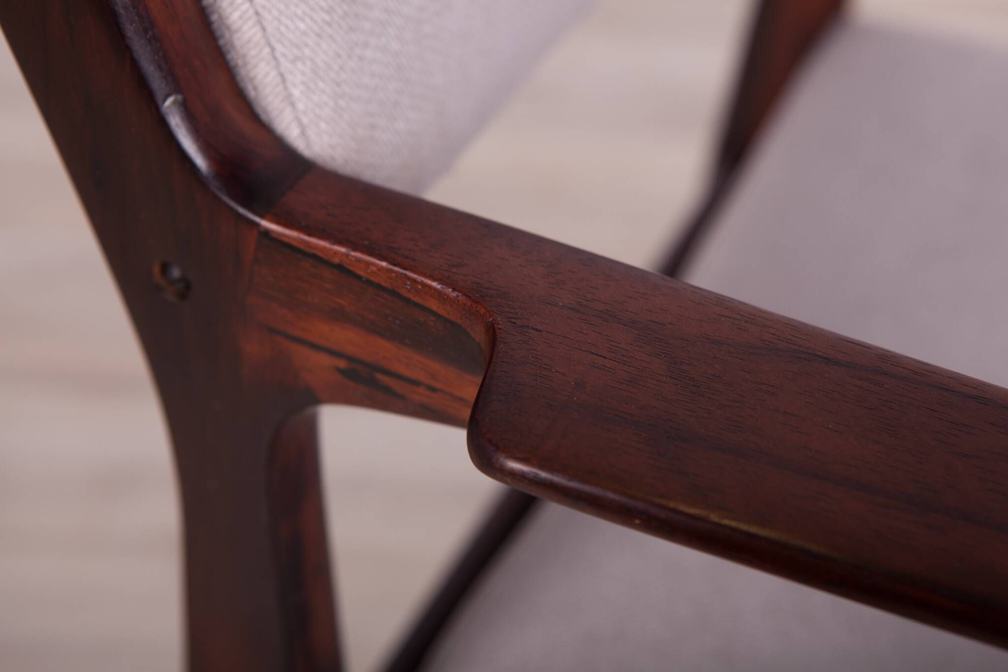 Rosewood Armchairs by Erik Buch for Ørum Møbelfabrik, 1960s, Set of 4