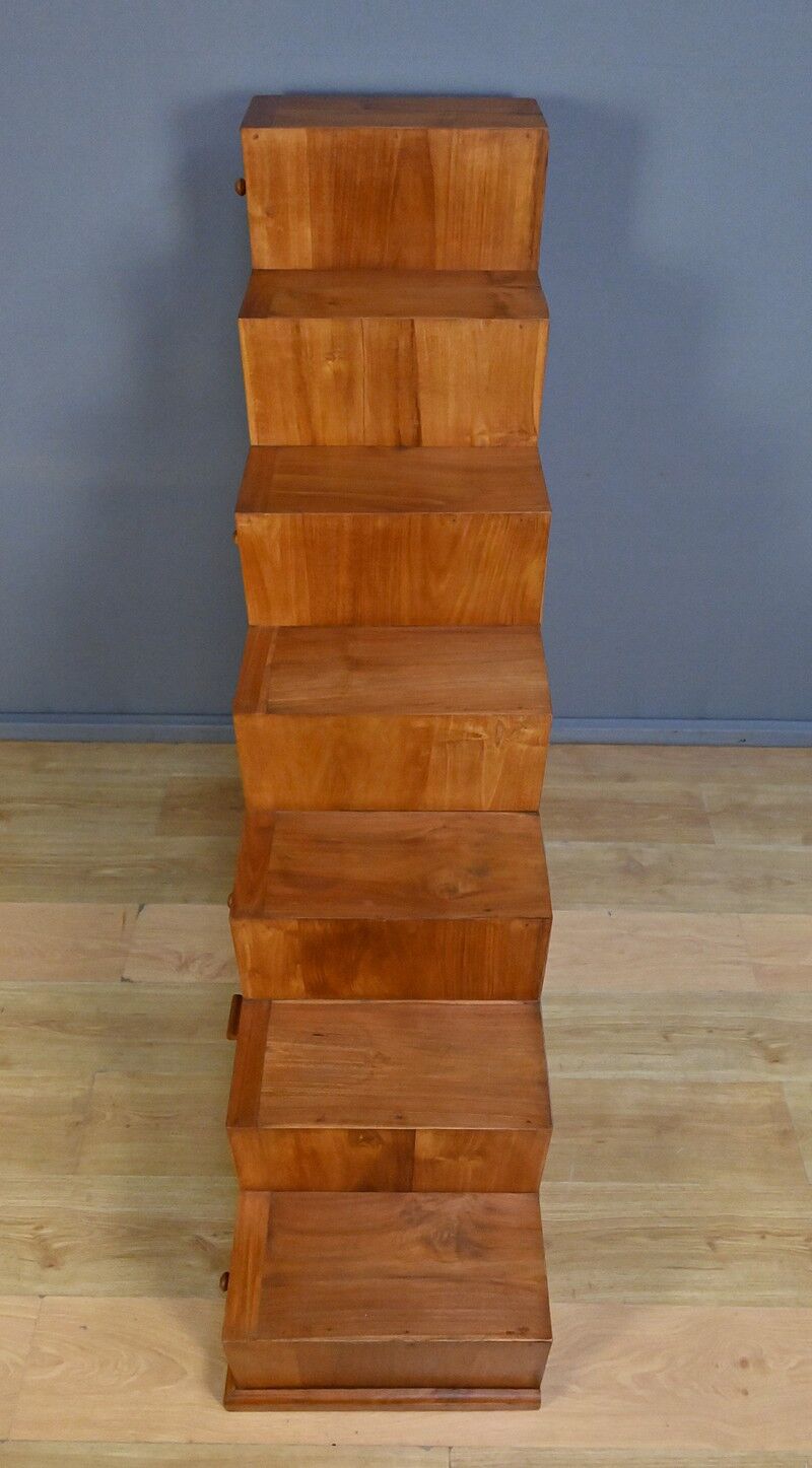 Kaidan Tansu staircase furniture in teak – 2nd part 20th century