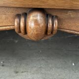 Art Deco style walnut mirrored wardrobe