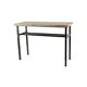 Console, art moderne, acier peint et marbre