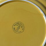 Yellow saline flat plates
