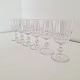 Vintage stemmed aperitif glasses