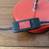 Vintage red lamp from the 80s Veneta Lumi