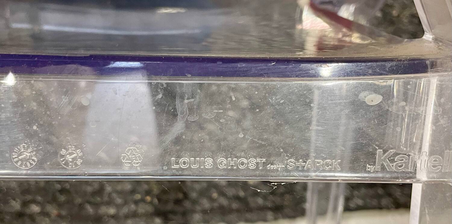 4 Starck Louis Ghost chairs