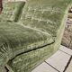 Pair of vintage velvet armchairs 1970"