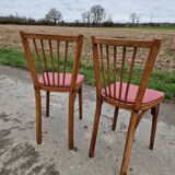 Set of 2 Baumann bistro chairs, model no. 12