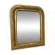 Antique gilded carved mirror - antique glass - vintage - Louis XVI