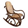 Rocking-chair armchair child wood and canning