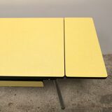 Yellow formica table