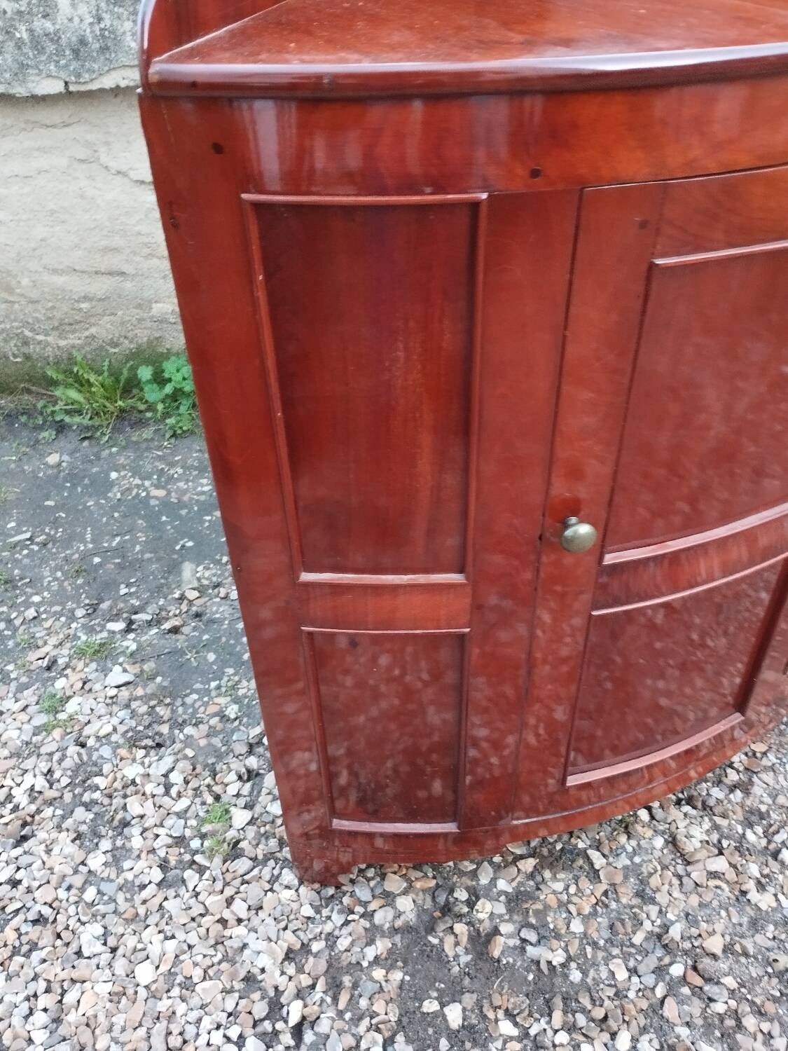 Meuble d'angle commode ancienne style louis xvi