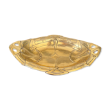 Art deco brass basket