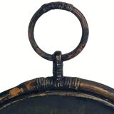 Faux bamboo chinoiserie mirror, France 1960s-1970