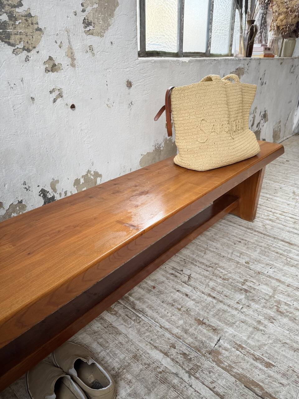 Chapo S14 blonde oak bench 172cm vintage