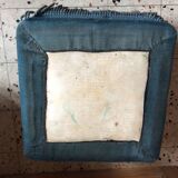 Velvet pouf
