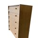 Vintage wooden shoe cabinet / drop-leaf furniture
