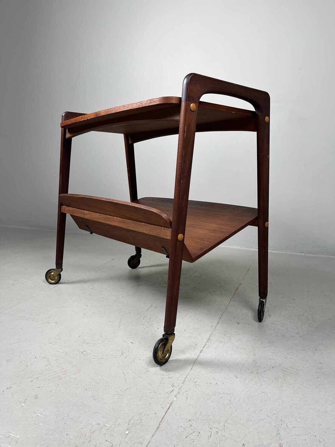 Vintage wooden trolley