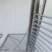 4 wire chairs by Till Behrens for Schlubach