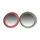 Pair of space age mirrors