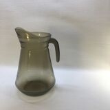 Carafe de cantine en verre ambré