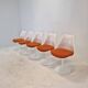 Knoll Marble Dining Table With 5 Chairs by Eero Saarinen, 1960s