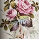 Large hand-painted porcelain vase, 20th century