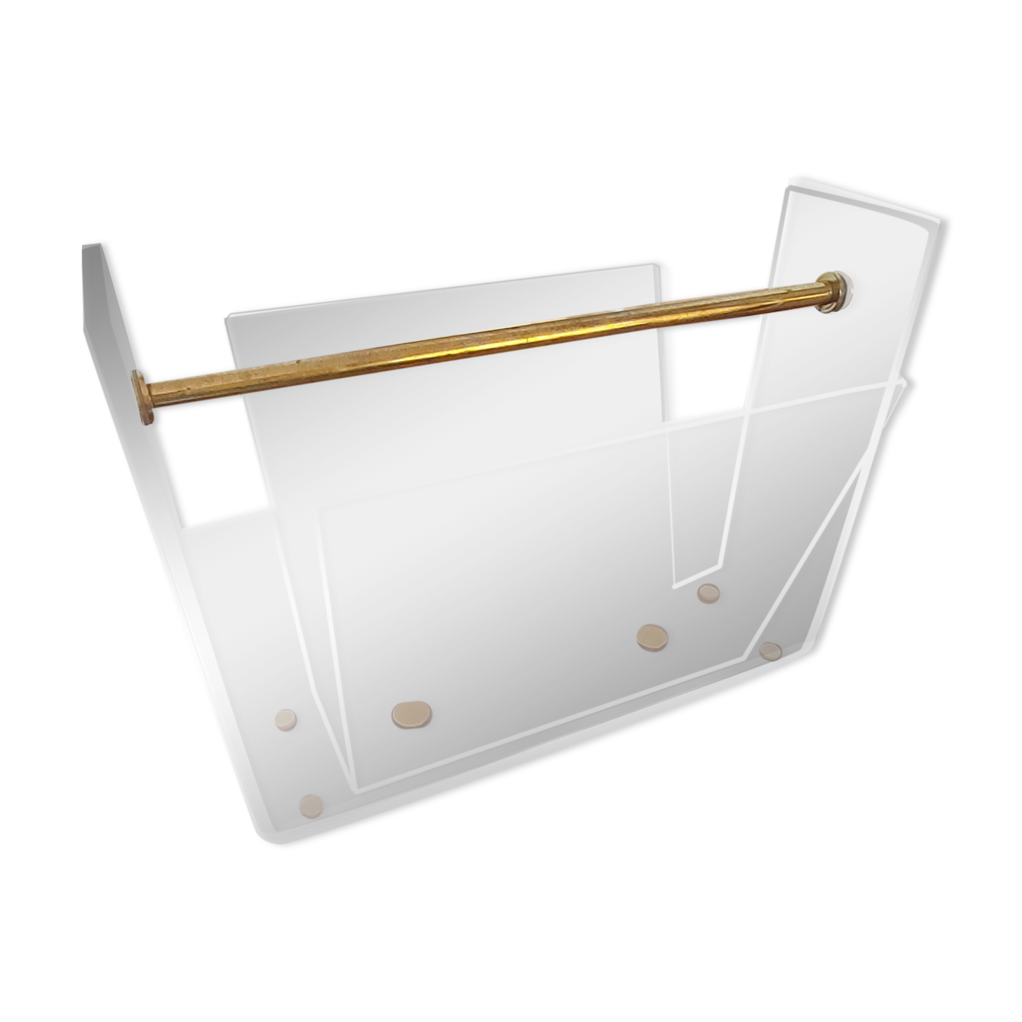 David Lange magazine holder in plexiglas