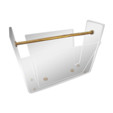 David Lange magazine holder in plexiglas