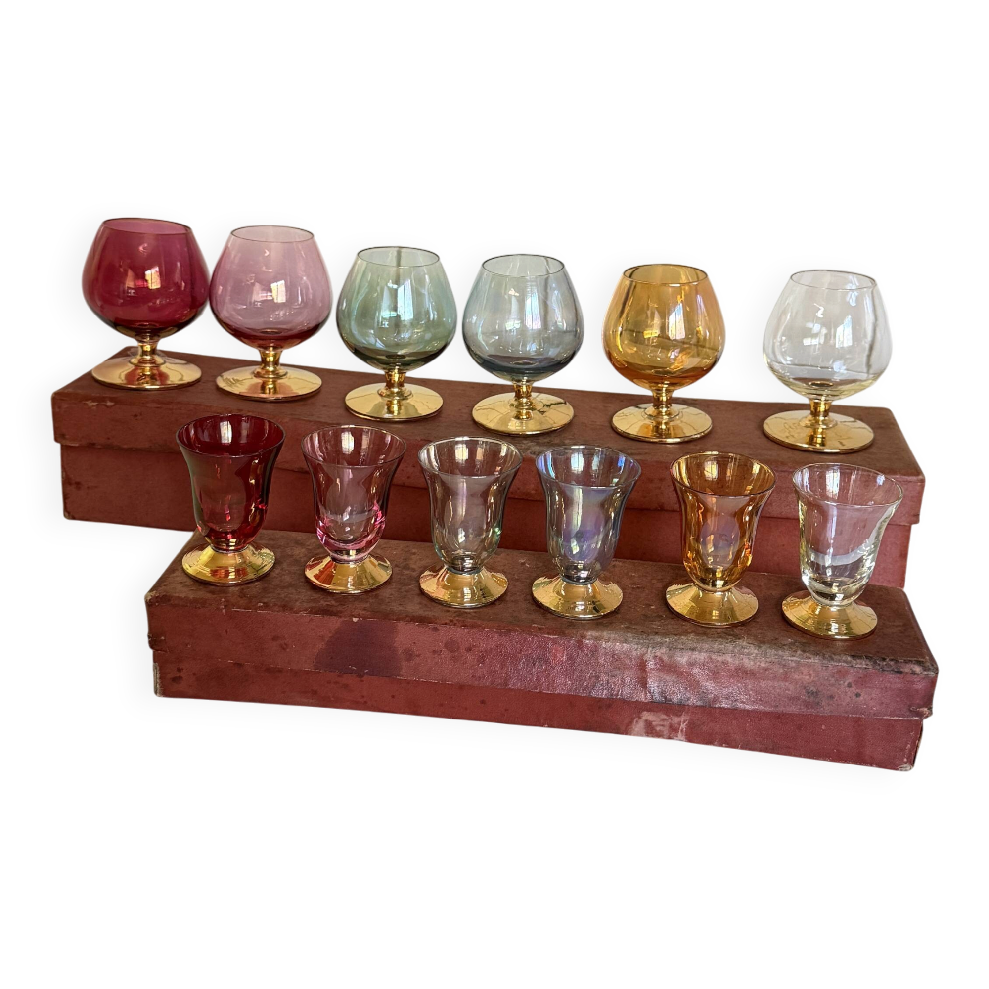 Cognac and liqueur glasses