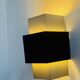 Geometric Curved Wall Lamp By J.J.M. Hoogervorst For Anvia Nederland, The Netherlands 1950S