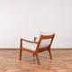 Danish Teak Senator Lounge Chair by Ole Wanscher for France & Son, 1960s.
