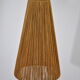 Wall lamp with rope lampshade by ER Nele for Temde, Switzerland, 1960